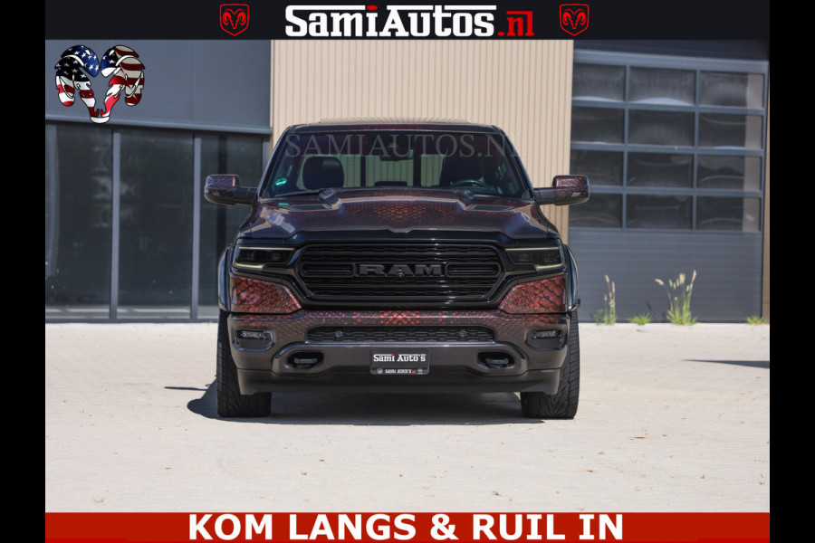 Dodge Ram COBRA HULK PACK | 5.7 V8 402 PK | LIMITED EDITION | HUD | LUCHTVERING | BOM VOL | CREW CAB 5 PERSOONS | DUBBELE CABINE | GRIJSKENTEKEN | | De specialist in Amerikaanse pick‑ups in Nederland en Europa.