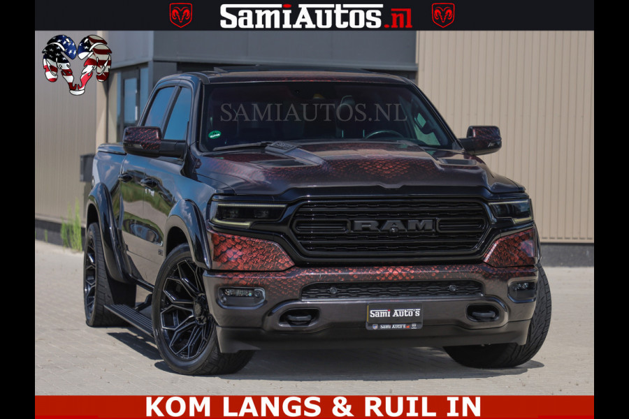 Dodge Ram COBRA HULK PACK | 5.7 V8 402 PK | LIMITED EDITION | HUD | LUCHTVERING | BOM VOL | CREW CAB 5 PERSOONS | DUBBELE CABINE | GRIJSKENTEKEN | | De specialist in Amerikaanse pick‑ups in Nederland en Europa.