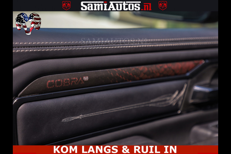 Dodge Ram COBRA HULK PACK | 5.7 V8 402 PK | LIMITED EDITION | HUD | LUCHTVERING | BOM VOL | CREW CAB 5 PERSOONS | DUBBELE CABINE | GRIJSKENTEKEN | | De specialist in Amerikaanse pick‑ups in Nederland en Europa.