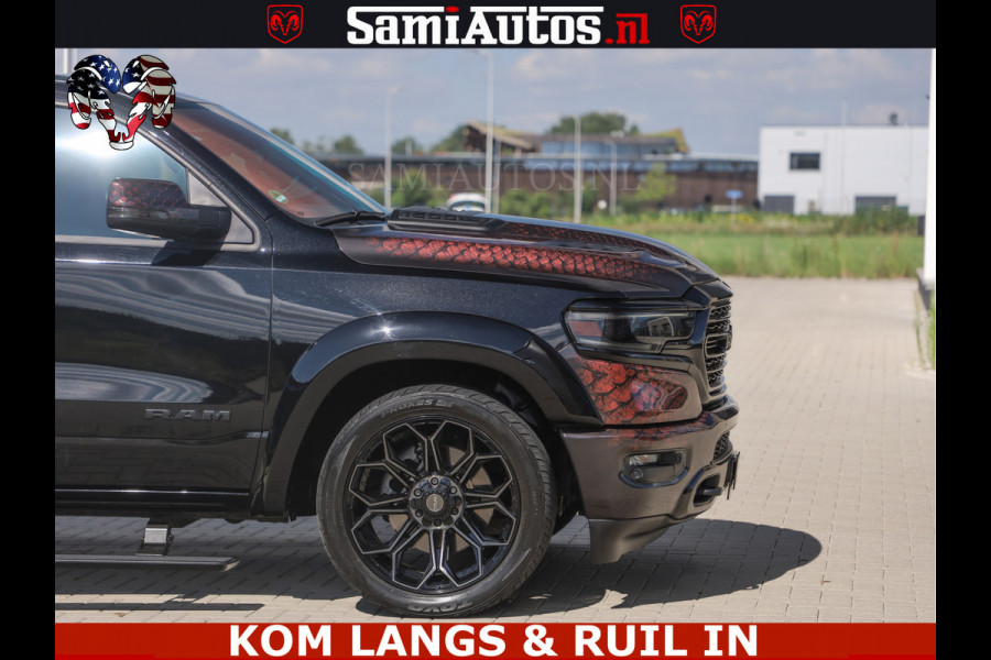 Dodge Ram COBRA HULK PACK | 5.7 V8 402 PK | LIMITED EDITION | HUD | LUCHTVERING | BOM VOL | CREW CAB 5 PERSOONS | DUBBELE CABINE | GRIJSKENTEKEN | | De specialist in Amerikaanse pick‑ups in Nederland en Europa.