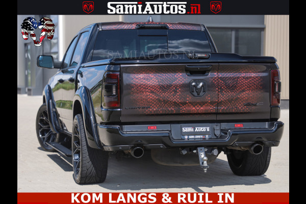 Dodge Ram COBRA HULK PACK | 5.7 V8 402 PK | LIMITED EDITION | HUD | LUCHTVERING | BOM VOL | CREW CAB 5 PERSOONS | DUBBELE CABINE | GRIJSKENTEKEN | | De specialist in Amerikaanse pick‑ups in Nederland en Europa.