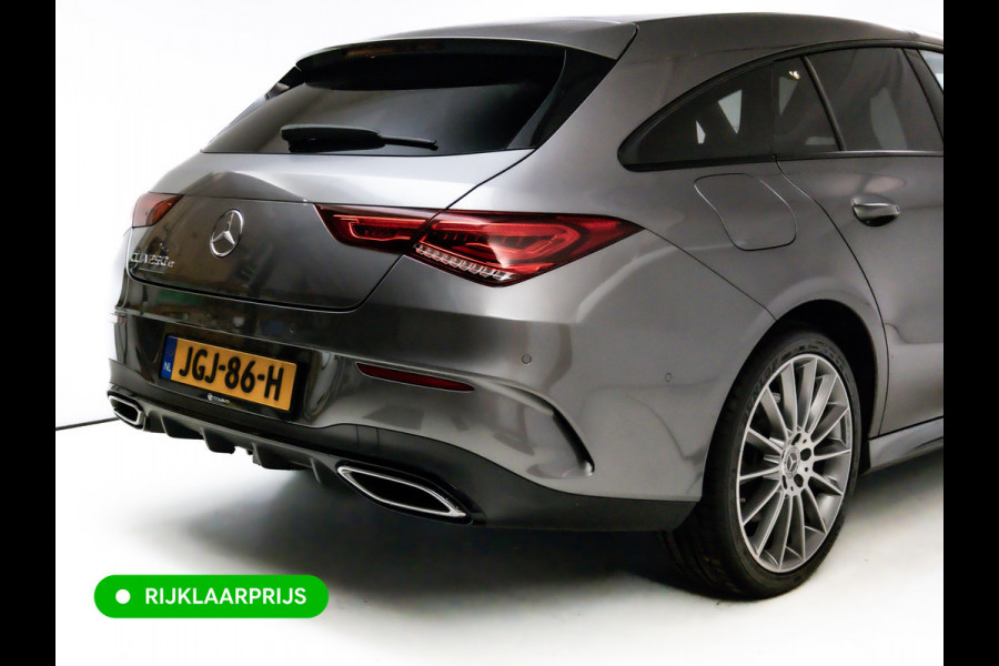 Mercedes-Benz CLA-Klasse Shooting Brake 250 e AMG Line Night Pack 218 PK | Panoramadak | Afn. trekhaak | Stoelverwarming | Navigatie | Sfeerverlichting Camera, Car-play, , Multibeam led, 19"LMV