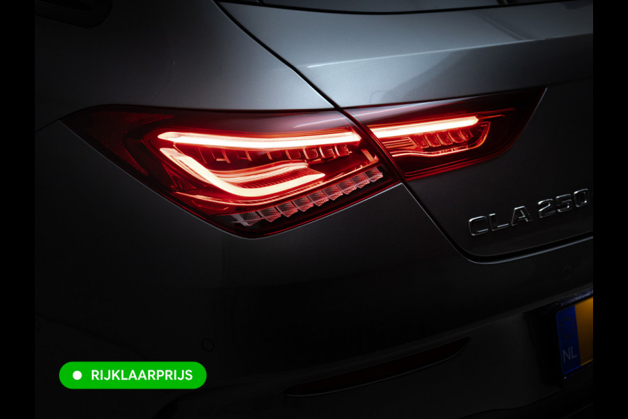 Mercedes-Benz CLA-Klasse Shooting Brake 250 e AMG Line Night Pack 218 PK | Panoramadak | Afn. trekhaak | Stoelverwarming | Navigatie | Sfeerverlichting Camera, Car-play, , Multibeam led, 19"LMV