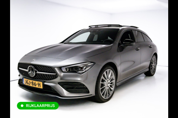 Mercedes-Benz CLA-Klasse Shooting Brake 250 e AMG Line Night Pack 218 PK | Panoramadak | Afn. trekhaak | Stoelverwarming | Navigatie | Sfeerverlichting Camera, Car-play, , Multibeam led, 19"LMV