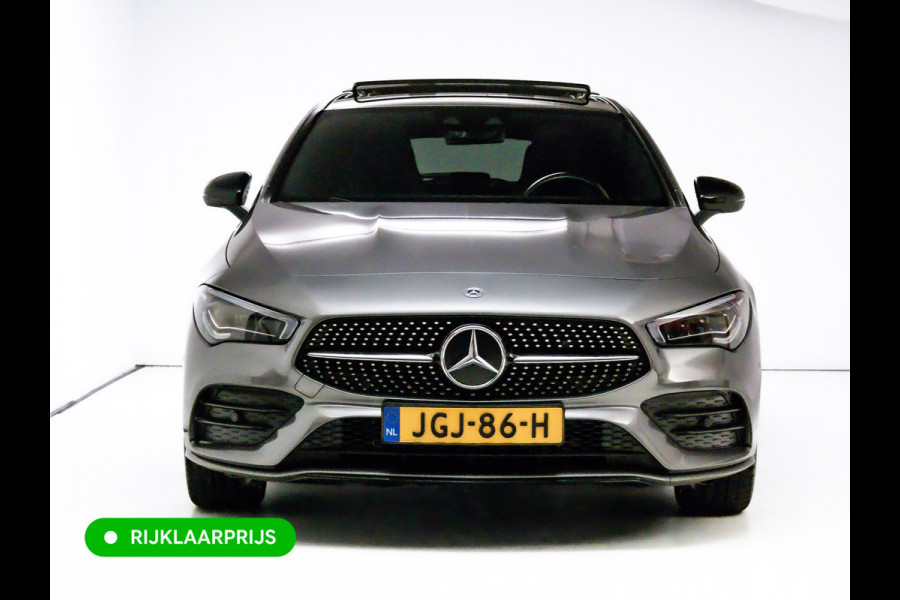 Mercedes-Benz CLA-Klasse Shooting Brake 250 e AMG Line Night Pack 218 PK | Panoramadak | Afn. trekhaak | Stoelverwarming | Navigatie | Sfeerverlichting Camera, Car-play, , Multibeam led, 19"LMV