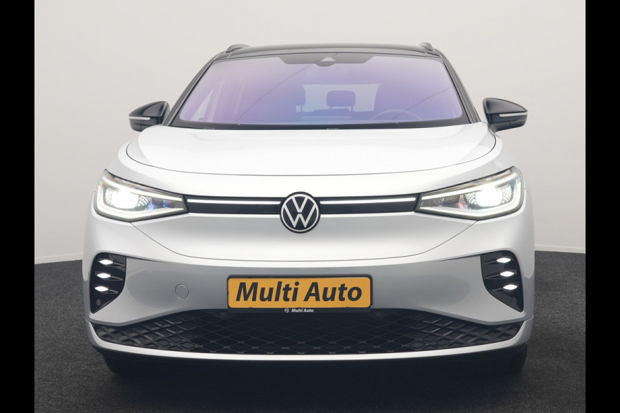 Volkswagen ID.4 GTX 4Motion 77 kWh 300pk Dealer O.H. | Trekhaak Af Fabriek | Panodak | Adaptive Cruise | Camera | IQ Light | Sportstoelen & Stuur Verwarmd | Keyless | Sfeerverlichting | Apple Carplay | Navigatie | DAB | 20"L.M |