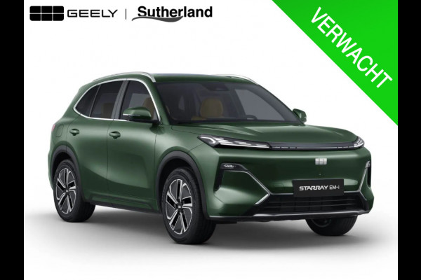 GEELY Starray EM-i 1.5 Max+ 262 PK | Panoramadak | Stoelverwarming & verkoeling | 136Km elektrisch bereik | 360 Camera | Achterbank verwarmd | Parkeersensoren | 19 Inch LMV |