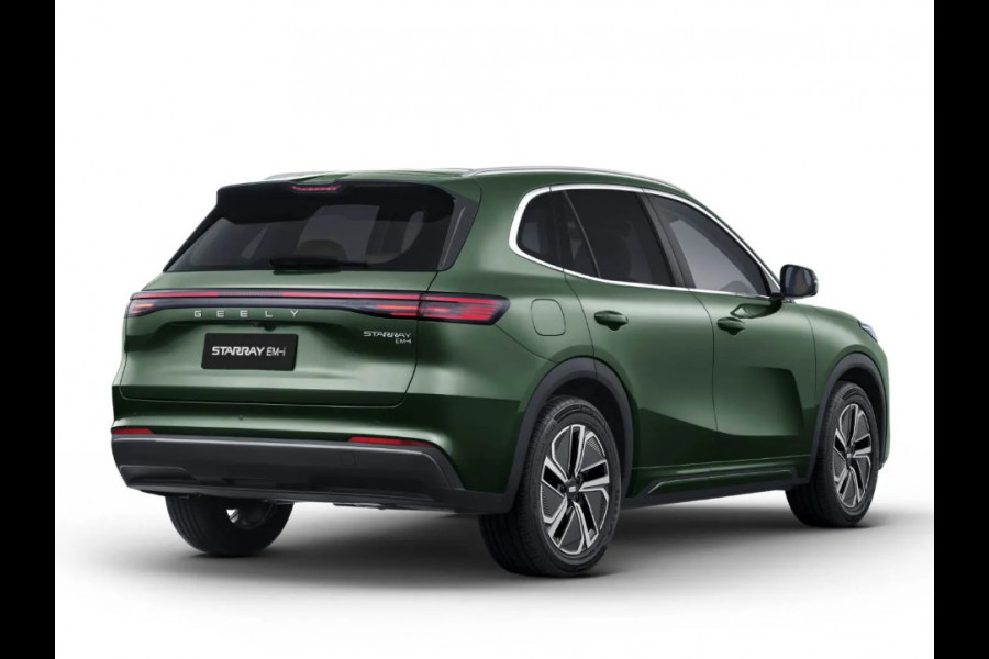 GEELY Starray EM-i 1.5 Max+ 262 PK | Panoramadak | Stoelverwarming & verkoeling | 136Km elektrisch bereik | 360 Camera | Achterbank verwarmd | Parkeersensoren | 19 Inch LMV |