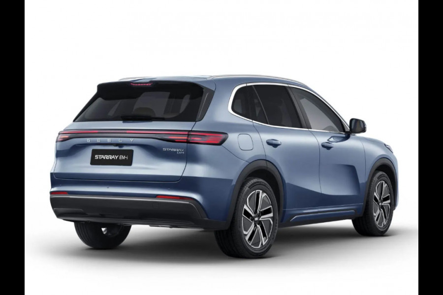 GEELY Starray EM-i 1.5 Max+ 262 PK | Panoramadak | Stoelverwarming & verkoeling | 136Km elektrisch bereik | 360 Camera | Achterbank verwarmd | Parkeersensoren | 19 Inch LMV |