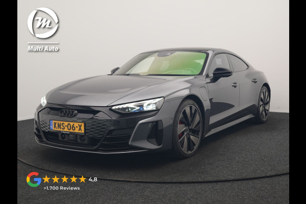Audi e-tron GT 93 kWh 476pk Dealer O.H | Panodak | Head Up | Adaptive Cruise | 360 Camera | Laser LED | Bang & Olufsen | Lederen Sportstoelen Memory & Ventilatie | Keyless | Blis | Stuur & Stoelen Verwarmd | Navigatie | Virtual | DAB | 20"L.M |
