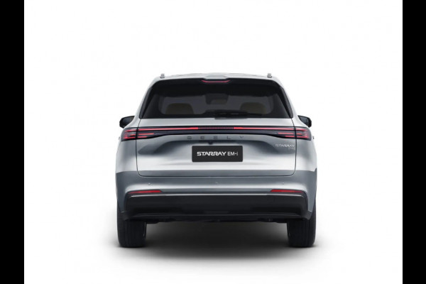 GEELY Starray EM-i 1.5 Max+ 262 PK | Panoramadak | Stoelverwarming & verkoeling | 136Km elektrisch bereik | 360 Camera | Achterbank verwarmd | Parkeersensoren | 19 Inch LMV |