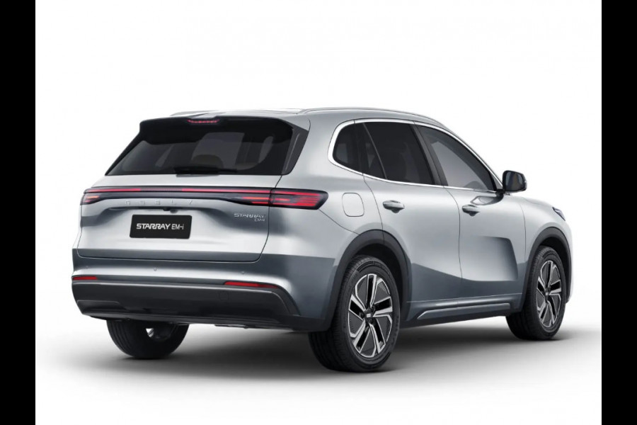 GEELY Starray EM-i 1.5 Max+ 262 PK | Panoramadak | Stoelverwarming & verkoeling | 136Km elektrisch bereik | 360 Camera | Achterbank verwarmd | Parkeersensoren | 19 Inch LMV |