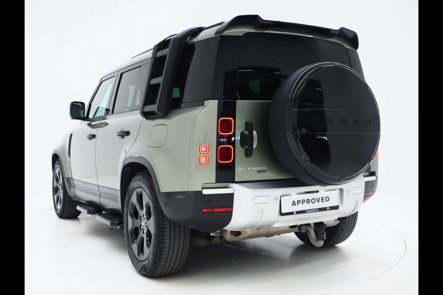 Land Rover Defender 110 2.0 P400e 110 | Panoramadak | Trekhaak | Leder | Stoelventilatie | Luchtvering | 360 | Memory