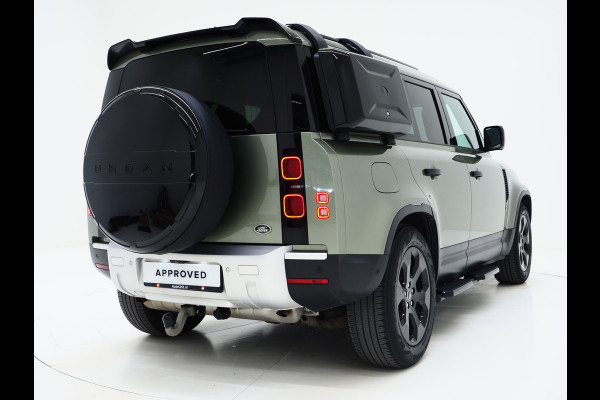 Land Rover Defender 110 2.0 P400e 110 | Panoramadak | Trekhaak | Leder | Stoelventilatie | Luchtvering | 360 | Memory