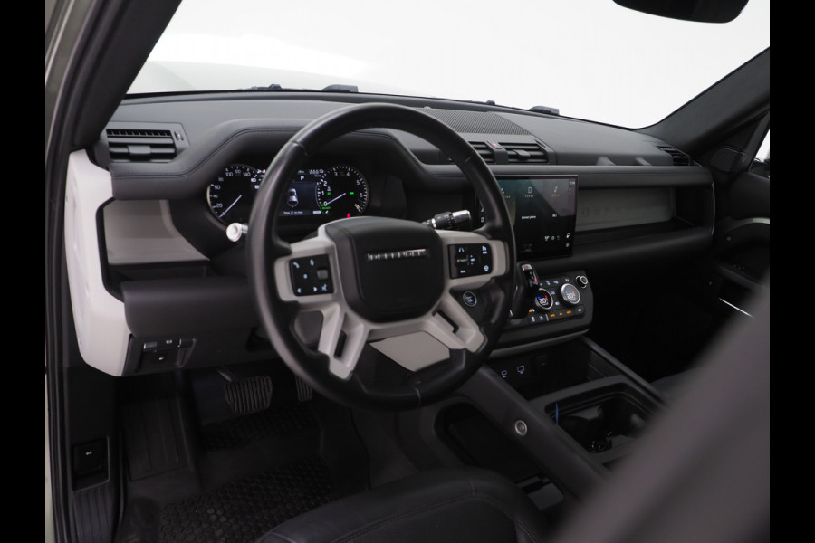Land Rover Defender 110 2.0 P400e 110 | Panoramadak | Trekhaak | Leder | Stoelventilatie | Luchtvering | 360 | Memory