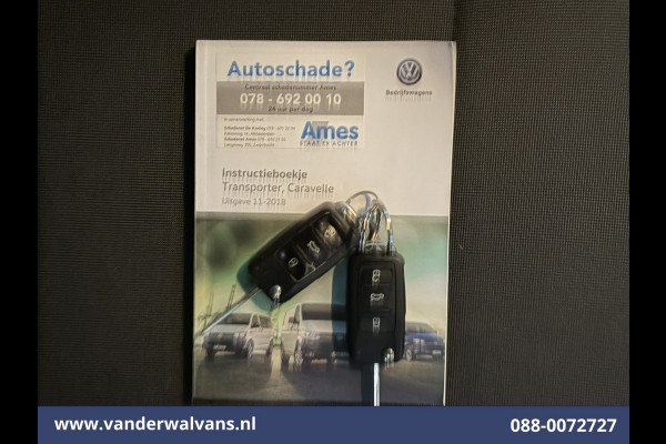 Volkswagen Transporter 2.0 TDI 102pk L2H1 Euro6 Airco | Omvormer | Imperiaal | Trekhaak | Camera Parkeersensoren, Achterklep
