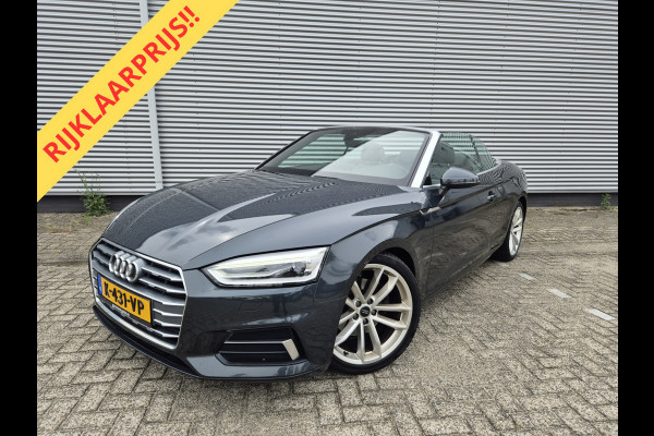Audi A5 Cabriolet 40 TFSI Design Pro Line Plus,Vitueel/Navigatie,Leder,elec.en verwarmde stoelen,Parksensoren,Cruisecontrol