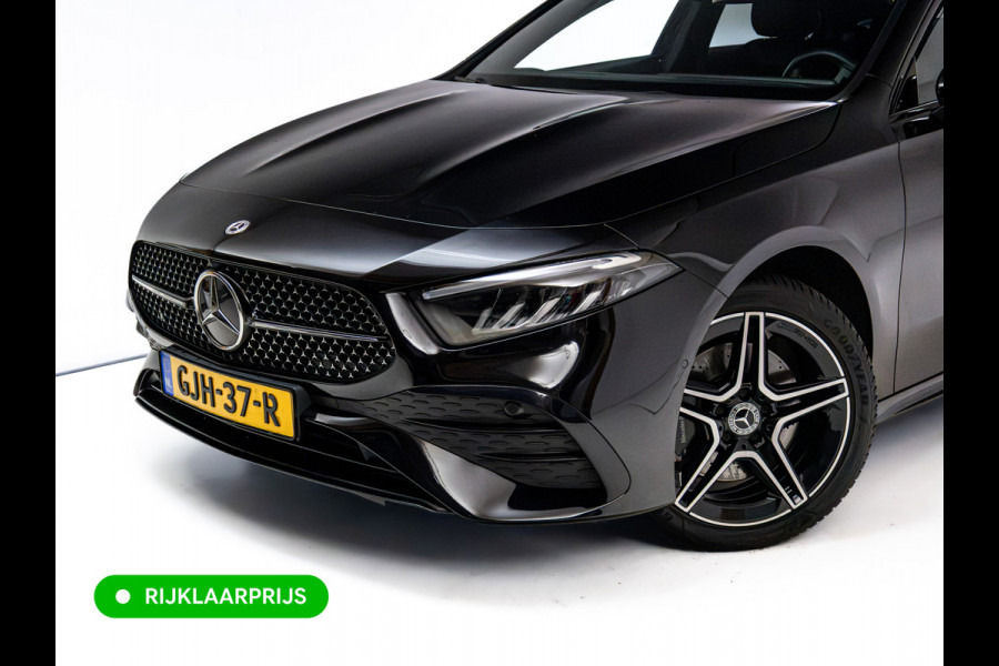 Mercedes-Benz A-Klasse 250 e Star Edition AMG Line Night Facelift | Adap. Cruise | Stoelverw. | Sfeerverlichting | Navigatie | App. connect | Camera, Dodehoek waarschuwing, All season banden