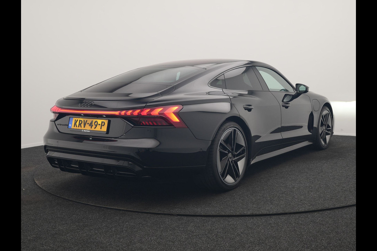 Audi e-tron GT 93 kWh 476pk Dealer O.H | Panodak | Head Up | Adaptive Cruise | Bang & Olufsen | 360 Camera | Lederen Sportstoelen Verwarmd & Ventilatie | Keyless | Blis | Navigatie | Virtual | DAB | 21"L.M |