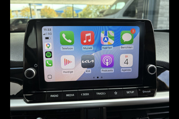 Kia Picanto 1.0 DPi DynamicLine Achteruitrijcamera - Apple carplay - Airco - Cruise control - Licht metalen velgen 14 inch - Bluetooth - Radio - Start/stop systeem - Stuur multifunctioneel - Navigatie
