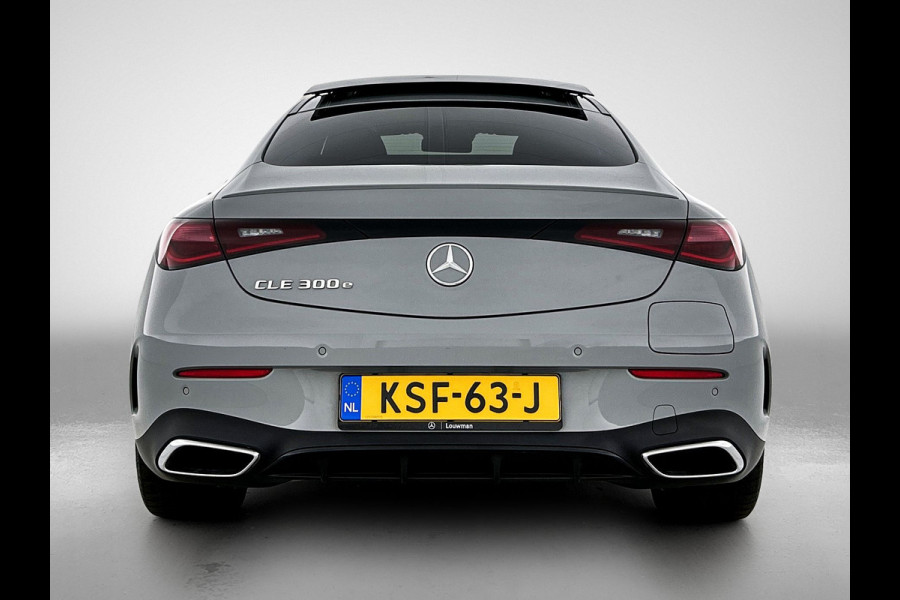Mercedes-Benz CLE Coupé 300 e AMG Plug-In Hybride AMG Premium | Night Pakket | Digital Licht | Memory Voorstoelen | Stuur en Stoelverwarming Inclusief 24 maanden Mercedes-Benz Certified garantie voor Europa.