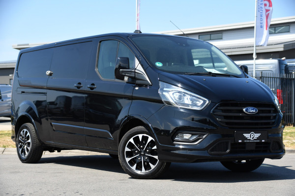 Ford Transit Custom 320 2.0 TDCI L2H1 Sport Black Edition Full Options! adaptieve Cruise, Camera, Carplay, Leder, Stoelverwarming, 185pk, LED, Automaat, Uniek!