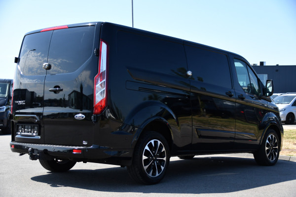 Ford Transit Custom 320 2.0 TDCI L2H1 Sport Black Edition Full Options! adaptieve Cruise, Camera, Carplay, Leder, Stoelverwarming, 185pk, LED, Automaat, Uniek!