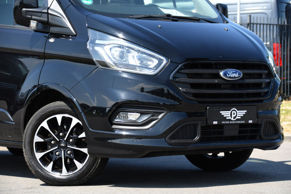 Ford Transit Custom 320 2.0 TDCI L2H1 Sport Black Edition Full Options! adaptieve Cruise, Camera, Carplay, Leder, Stoelverwarming, 185pk, LED, Automaat, Uniek!