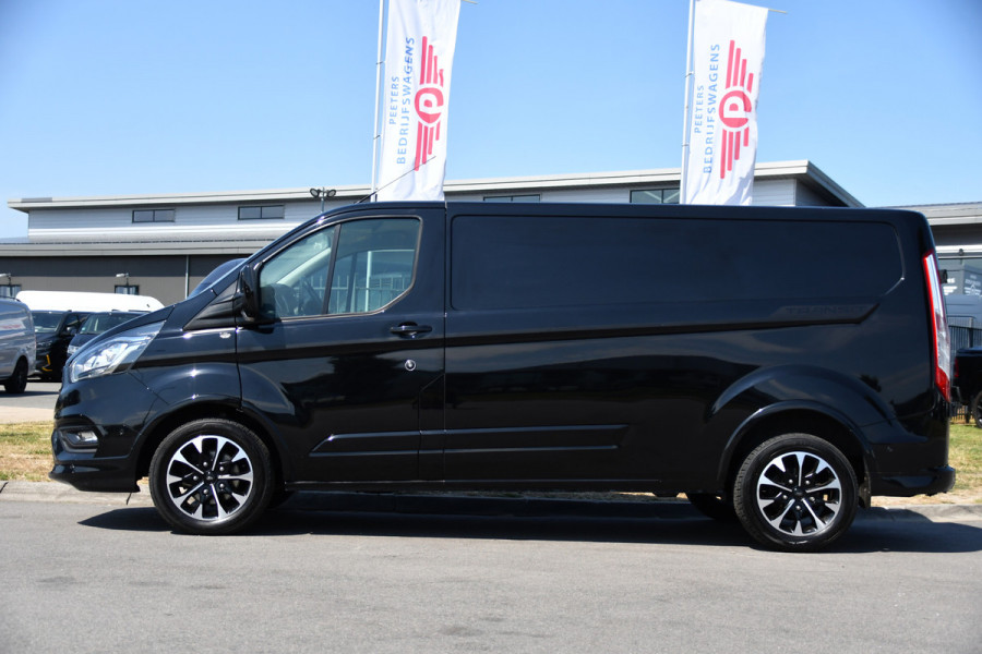 Ford Transit Custom 320 2.0 TDCI L2H1 Sport Black Edition Full Options! adaptieve Cruise, Camera, Carplay, Leder, Stoelverwarming, 185pk, LED, Automaat, Uniek!