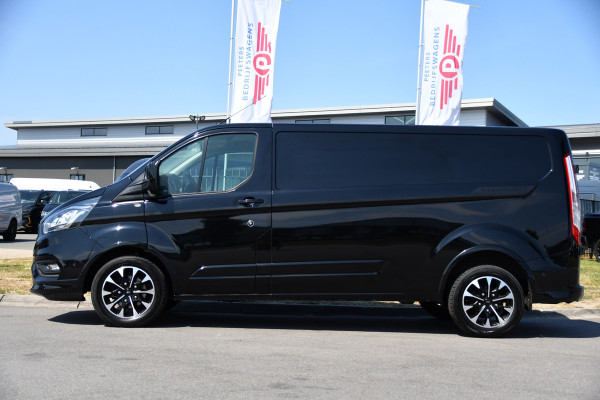 Ford Transit Custom 320 2.0 TDCI L2H1 Sport Black Edition Full Options! adaptieve Cruise, Camera, Carplay, Leder, Stoelverwarming, 185pk, LED, Automaat, Uniek!