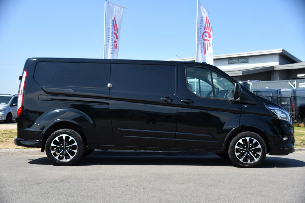 Ford Transit Custom 320 2.0 TDCI L2H1 Sport Black Edition Full Options! adaptieve Cruise, Camera, Carplay, Leder, Stoelverwarming, 185pk, LED, Automaat, Uniek!