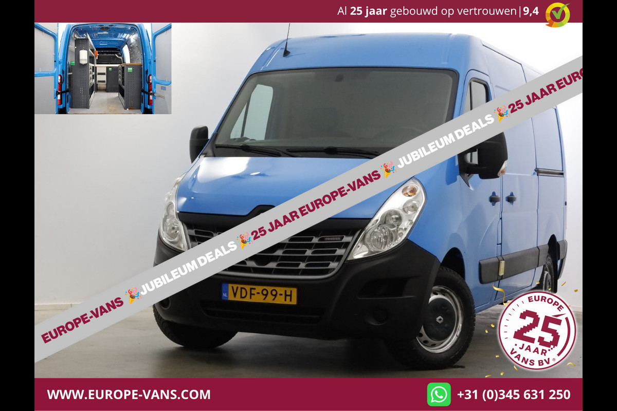 Renault Master T35 2.3 dCi 130pk E6 L2H2 Airco/Inrichting/2x Schuifdeur 10-2019