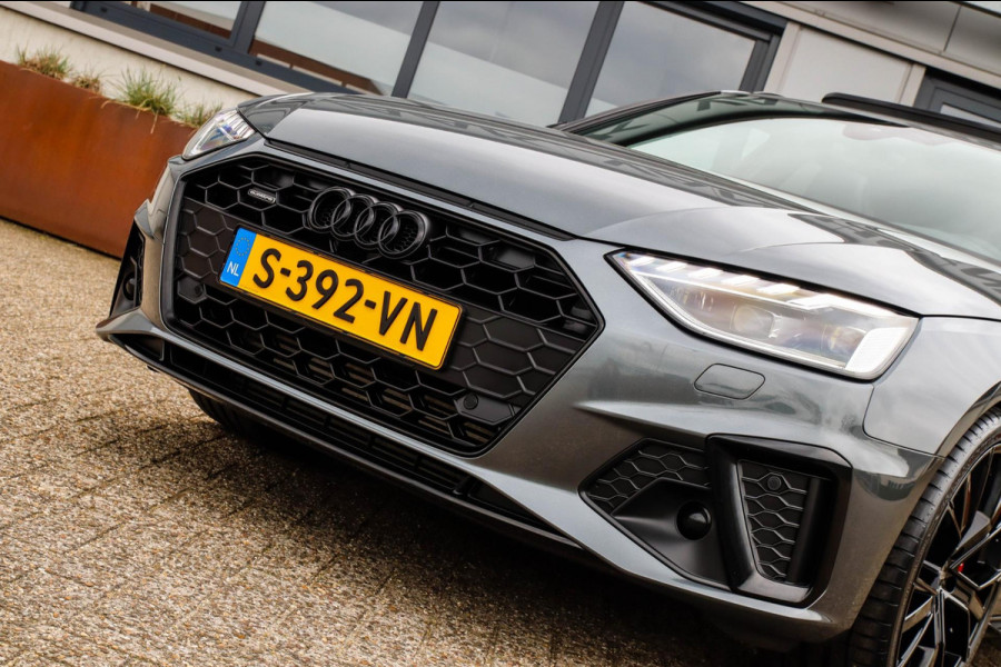 Audi A4 Avant 45 2.0 TFSI Quattro Sport Pro Line S S line Facelift 252pk S-Tronic RS Kuipstoelen|Panoramadak|Virtual Cockpit|Black