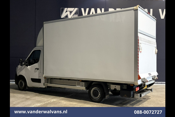 Renault Master 2.3 dCi 146pk Bakwagen 232cm Hoog Laadklep Zijdeur Euro6 Airco | LED | Lat om Lat betimmering Cruisecontrol, Bijrijdersbank, 972kg laadvermogen