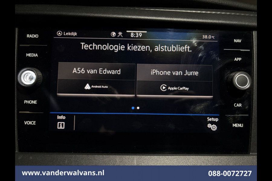 Volkswagen Transporter 2.0 TDI L2H1 Euro6 Airco | Navigatie | Apple Carplay | Android Auto Bijrijdersbank, Achterklep
