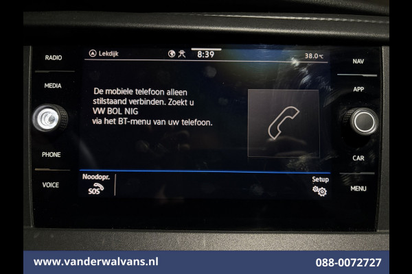 Volkswagen Transporter 2.0 TDI L2H1 Euro6 Airco | Navigatie | Apple Carplay | Android Auto Bijrijdersbank, Achterklep