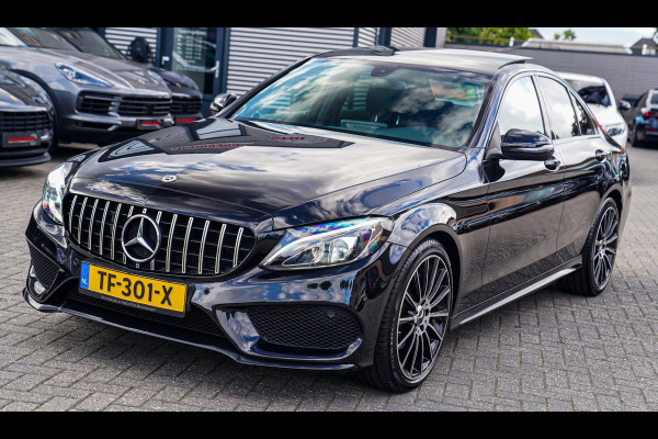 Mercedes-Benz C-Klasse 180 Sport Edition Premium Plus | Dubbele Panorama | AMG Pakket | Stoelverwarming | Xenon / LED | Sfeerverli