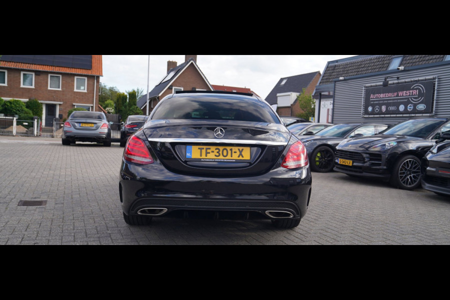 Mercedes-Benz C-Klasse 180 Sport Edition Premium Plus | Dubbele Panorama | AMG Pakket | Stoelverwarming | Xenon / LED | Sfeerverli