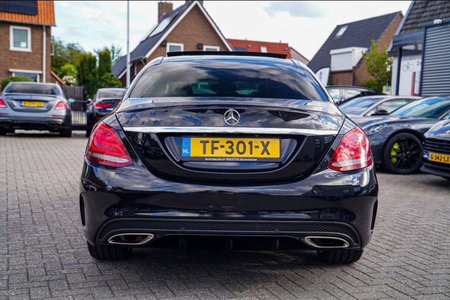 Mercedes-Benz C-Klasse 180 Sport Edition Premium Plus | Dubbele Panorama | AMG Pakket | Stoelverwarming | Xenon / LED | Sfeerverli