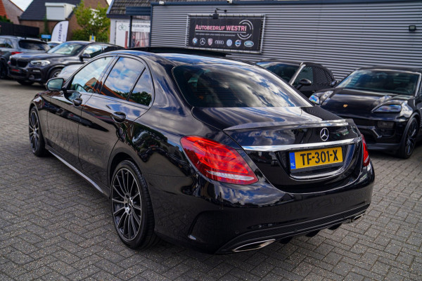 Mercedes-Benz C-Klasse 180 Sport Edition Premium Plus | Dubbele Panorama | AMG Pakket | Stoelverwarming | Xenon / LED | Sfeerverli