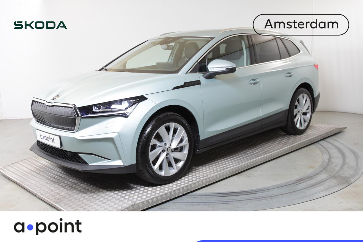 Škoda ENYAQ iV 80 204 pk | Navigatie | Parkeersensoren | Achteruitrijcamera | Matrix LED koplampen | Keyless | Elektr. achterklep | Adaptieve cruise control |