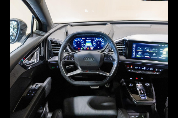 Audi Q4 e-tron 40 Launch edition S Competition 77 kWh 204pk / SoH 92,1 / Panorama dak / Sonos / Dodehoekdetectie / Trekhaak / Stoelverwarming / Apple carplay /