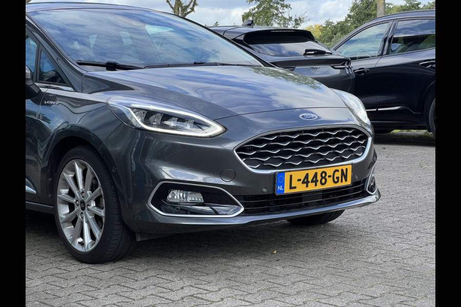 Ford Fiesta Vignale 1.0 EcoBoost 140pk | Panoramadak | Winter Pack | Adaptive cruise control | Led koplampen | Leder | Dodehoek herkenning |