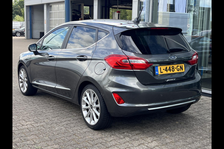 Ford Fiesta Vignale 1.0 EcoBoost 140pk | Panoramadak | Winter Pack | Adaptive cruise control | Led koplampen | Leder | Dodehoek herkenning |