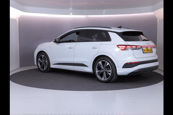 Audi Q4 e-tron 50 quattro Launch edition S Competition 77 kWh 299 pk | Navigatie | Warmtepomp | Trekhaak (wegklapbaar) | Parkeersensoren | Achteruitrijcamera | Elektr. voorstoelen | S-Line |