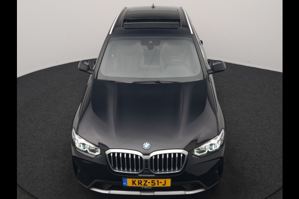 BMW X3 xDrive30e PHEV 293pk Dealer O.H | Trekhaak Af Fabriek | Panodak | 360 Camera | Lederen Sportstoelen Verwarmd | Cruise Control | Apple Carplay | Virtual | Navigatie | DAB | 18"L.M | Plug In Hybrid |