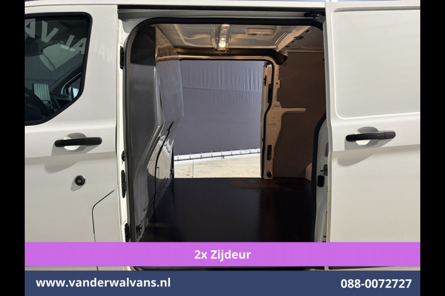 Ford Transit Custom 2.0 TDCI 130pk L2H1 Euro6 Airco | 2x zijdeur | Camera | Navigatie | LED | Cruisecontrol | 2800kg Trekhaak Android Auto, Parkeersensoren, Verwarmde voorruit, Bijrijdersbank, Achterklep