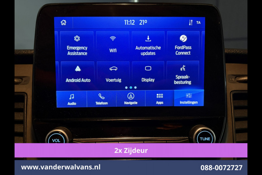 Ford Transit Custom 2.0 TDCI 130pk L2H1 Euro6 Airco | 2x zijdeur | Camera | Navigatie | LED | Cruisecontrol | 2800kg Trekhaak Android Auto, Parkeersensoren, Verwarmde voorruit, Bijrijdersbank, Achterklep
