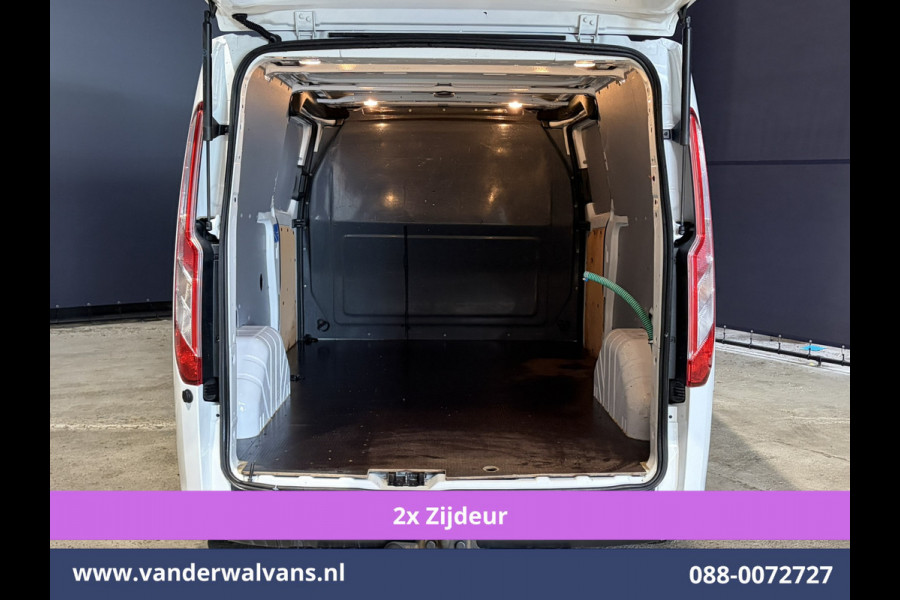 Ford Transit Custom 2.0 TDCI 130pk L2H1 Euro6 Airco | 2x zijdeur | Camera | Navigatie | LED | Cruisecontrol | 2800kg Trekhaak Android Auto, Parkeersensoren, Verwarmde voorruit, Bijrijdersbank, Achterklep