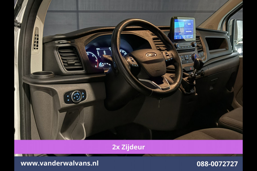 Ford Transit Custom 2.0 TDCI 130pk L2H1 Euro6 Airco | 2x zijdeur | Camera | Navigatie | LED | Cruisecontrol | 2800kg Trekhaak Android Auto, Parkeersensoren, Verwarmde voorruit, Bijrijdersbank, Achterklep